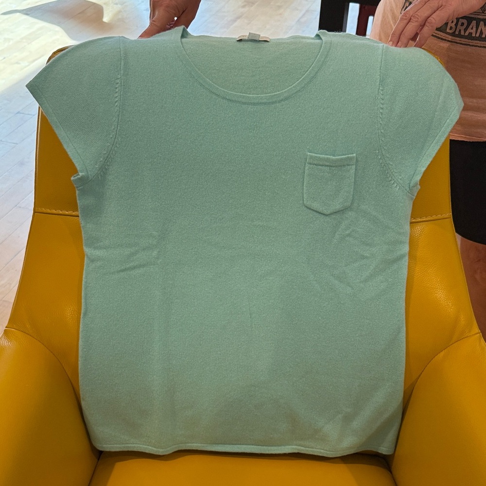 Garnet Hill Women's Crew Neck Sweater - Light Blue